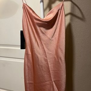 Alice + Olivia peach dress